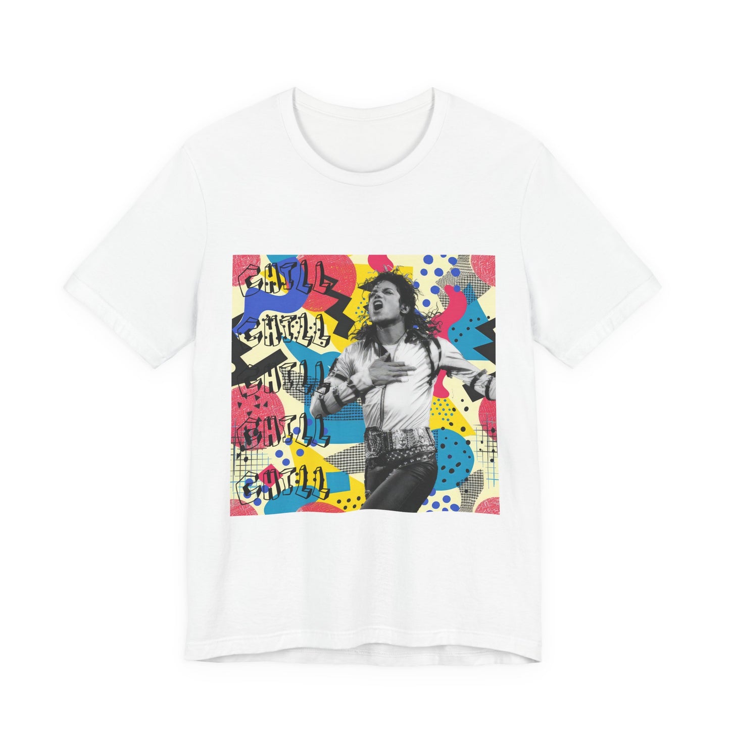 Vibrant Graphic Tee: Retro Pop Art Style, Unisex Ultimate Comfort Shirt, Casual Wear, Unique Gift, Rock Music Vibes