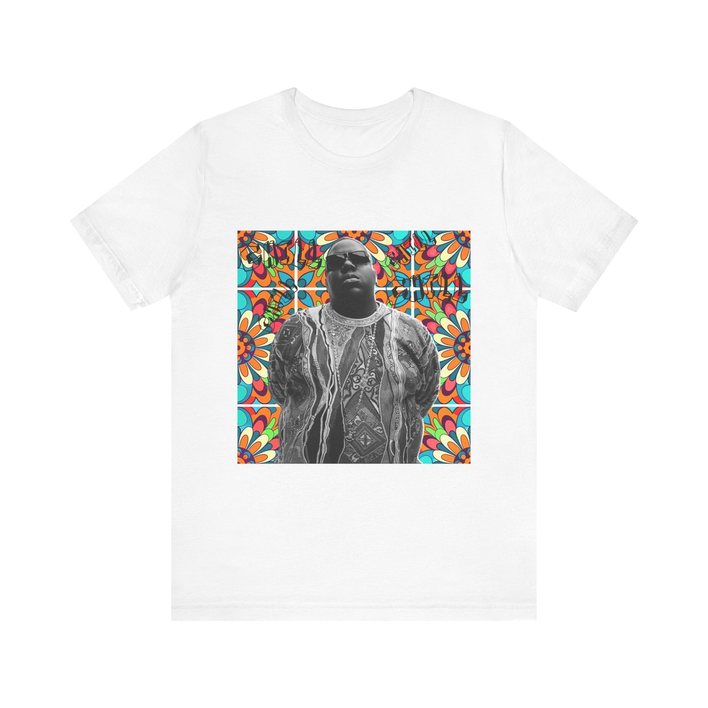 Vibrant Graphic Tee, Unisex Jersey Tee, Hip Hop Inspired T-Shirt, Casual Streetwear, Unique Gift for Music Lovers